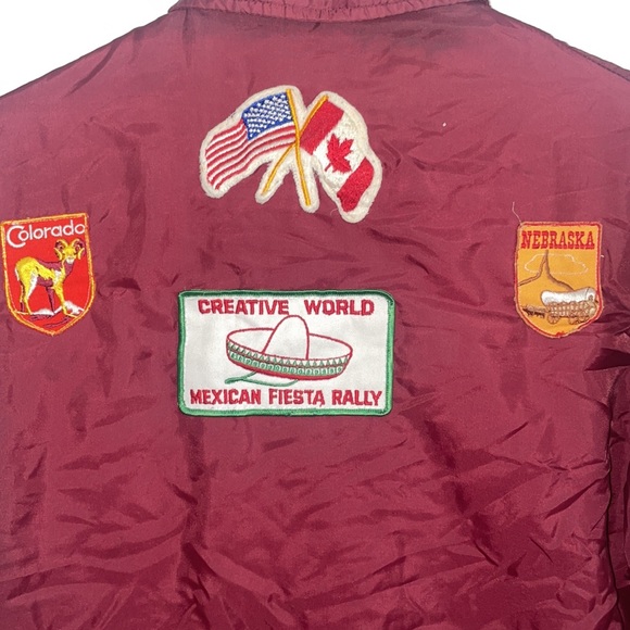 Vintage coaches jacket with patch work - Picture 8 of 12
